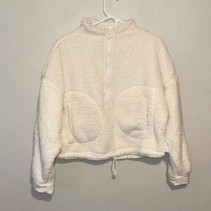 SO Cream Sherpa Pullover